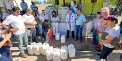 Con pastillas potabilizadoras se garantiza el consumo de agua segura en el norte provincial