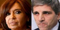 Feroces cruces entre CFK y Toto Caputo en las redes sociales