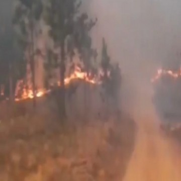 Incendio en Córdoba:  el fuego ya alcanzó varias casas