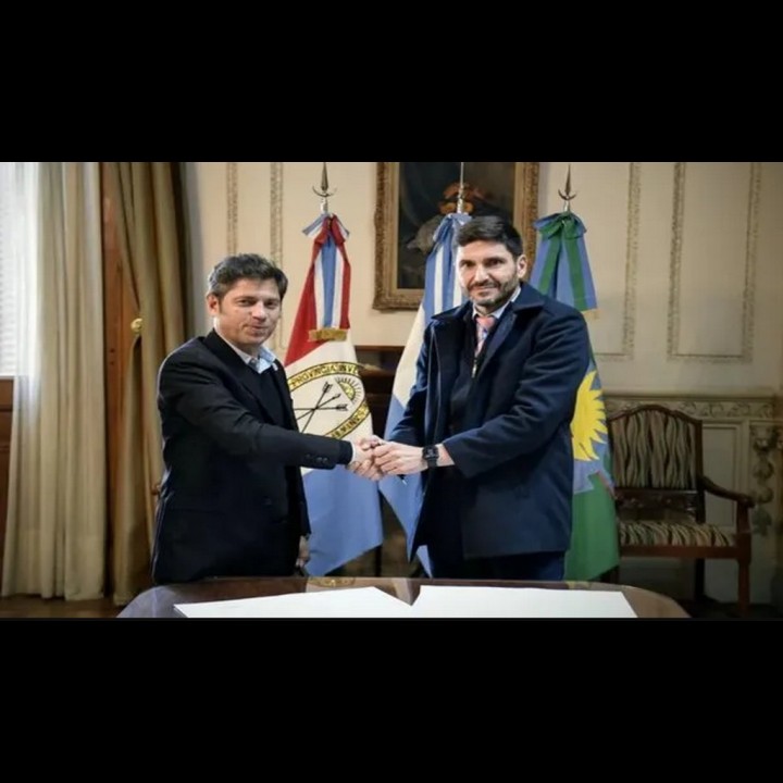 Axel Kicillof y Maximiliano Pullaro firmaron un convenio contra el narcotráfico