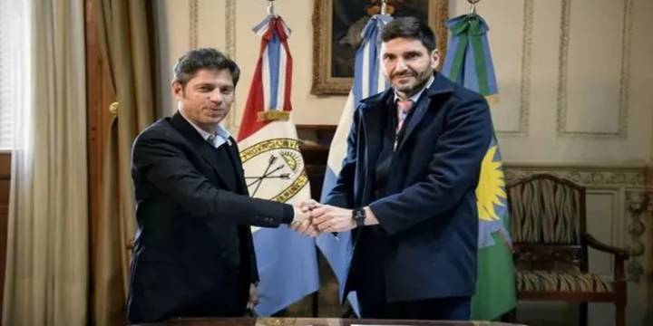 Axel Kicillof y Maximiliano Pullaro firmaron un convenio contra el narcotráfico
