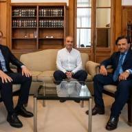 Sáenz se reunió con Santilli y “Lule” Menem para avanzar en una agenda de políticas de desarrollo federal