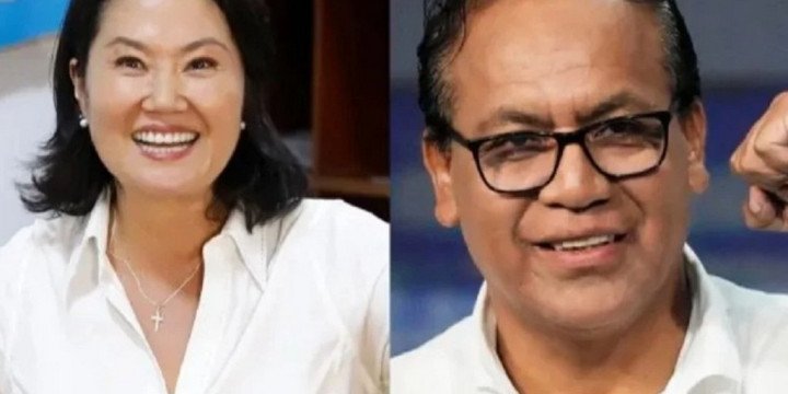 Fujimori y Sánchez irán al balotaje en Perú