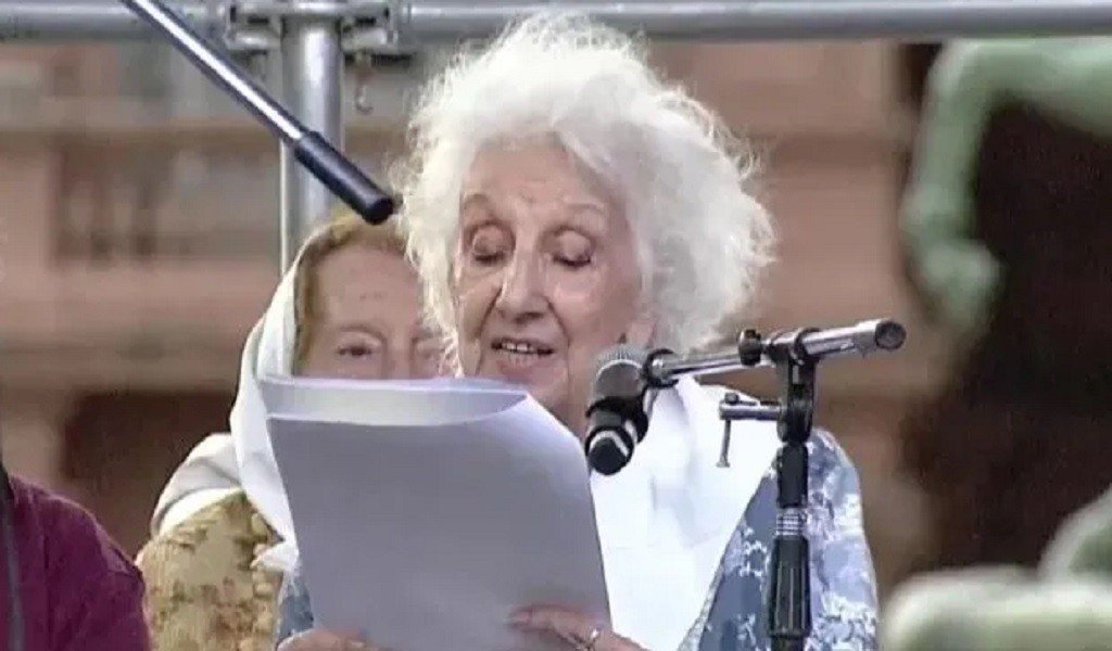 Estela de Carlotto fue internada por intoxicación