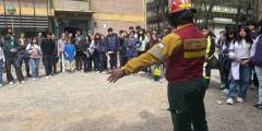 Estudiantes secundarios y universitarios aprendieron medidas preventivas para evitar incendios forestales