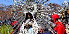 La imágenes peregrinas visitan el Concejo Deliberante