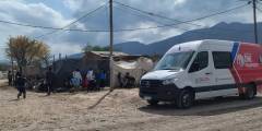 Importante labor del móvil del Registro Civil en el Asentamiento San Javier
