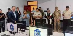 Habilitaron una moderna sala de informática en la Escuela de Suboficiales de Policía