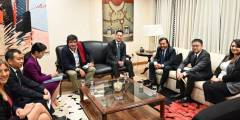 El Gobernador se reunió con directivos de la minera PLASA para avanzar en un proyecto sustentable de litio en el Salar de Diablillos