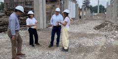 Supervisaron las obras de ampliación y refuncionalización del hospital San Bernardo