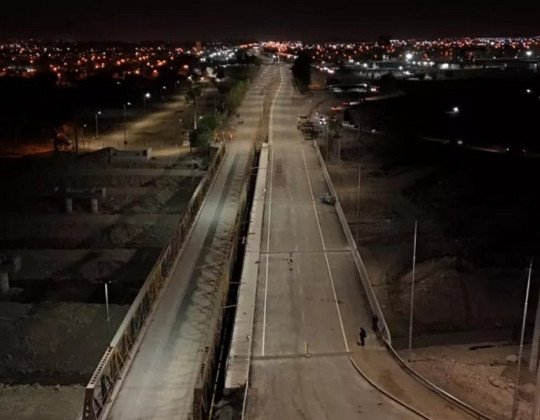 Se habilitó el nuevo puente de Vaqueros tras décadas de espera
