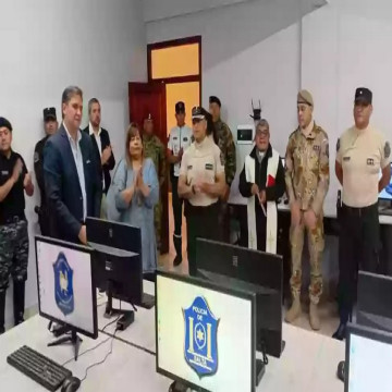 Habilitaron una moderna sala de informática en la Escuela de Suboficiales de Policía