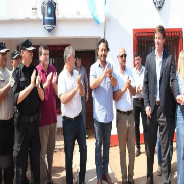 Sáenz inauguró la sección Investigación Narcocriminal en Apolinario Saravia para reforzar la seguridad y lucha contra el narcotráfico
