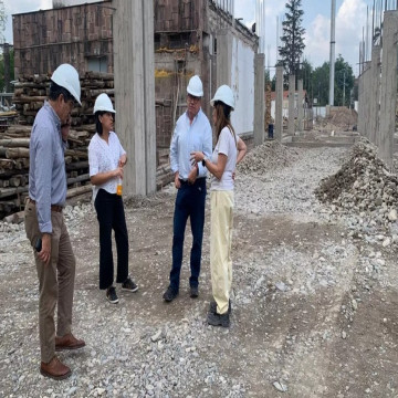 Supervisaron las obras de ampliación y refuncionalización del hospital San Bernardo